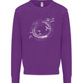 A Ring of Birds Birdwatching Birdwatcher Birding Kids Sweatshirt Jumper Purple
