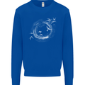 A Ring of Birds Birdwatching Birdwatcher Birding Kids Sweatshirt Jumper Royal Blue