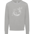 A Ring of Birds Birdwatching Birdwatcher Birding Kids Sweatshirt Jumper Sports Grey
