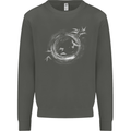 A Ring of Birds Birdwatching Birdwatcher Birding Kids Sweatshirt Jumper Storm Grey