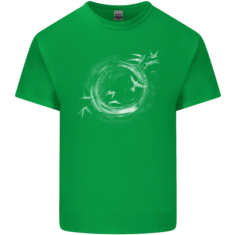 A Ring of Birds Birdwatching Birdwatcher Birding Kids T-Shirt Childrens Irish Green