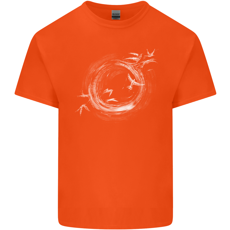A Ring of Birds Birdwatching Birdwatcher Birding Kids T-Shirt Childrens Orange