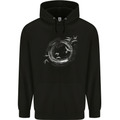 A Ring of Birds Birdwatching Birdwatcher Birding Mens 80% Cotton Hoodie Black