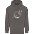 A Ring of Birds Birdwatching Birdwatcher Birding Mens 80% Cotton Hoodie Charcoal
