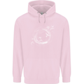 A Ring of Birds Birdwatching Birdwatcher Birding Mens 80% Cotton Hoodie Light Pink
