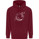 A Ring of Birds Birdwatching Birdwatcher Birding Mens 80% Cotton Hoodie Maroon
