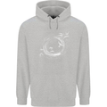A Ring of Birds Birdwatching Birdwatcher Birding Mens 80% Cotton Hoodie Sports Grey