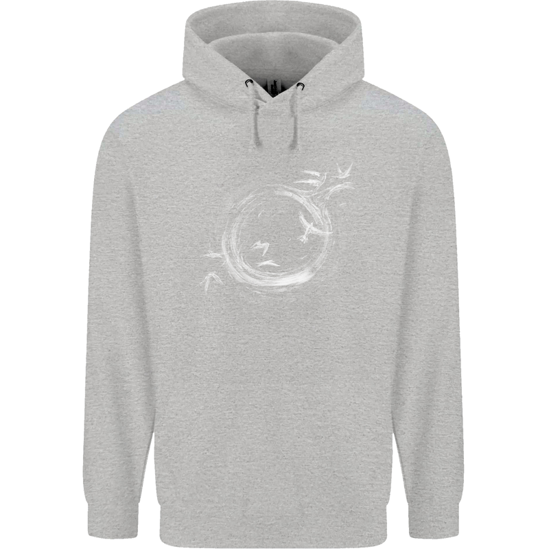 A Ring of Birds Birdwatching Birdwatcher Birding Mens 80% Cotton Hoodie Sports Grey