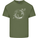 A Ring of Birds Birdwatching Birdwatcher Birding Mens Cotton T-Shirt Tee Top Military Green