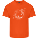 A Ring of Birds Birdwatching Birdwatcher Birding Mens Cotton T-Shirt Tee Top Orange