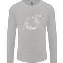 A Ring of Birds Birdwatching Birdwatcher Birding Mens Long Sleeve T-Shirt Sports Grey