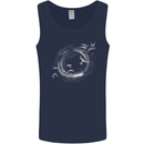 A Ring of Birds Birdwatching Birdwatcher Birding Mens Vest Tank Top Navy Blue