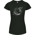 A Ring of Birds Birdwatching Birdwatcher Birding Womens Petite Cut T-Shirt Black