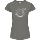 A Ring of Birds Birdwatching Birdwatcher Birding Womens Petite Cut T-Shirt Charcoal