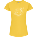 A Ring of Birds Birdwatching Birdwatcher Birding Womens Petite Cut T-Shirt Yellow