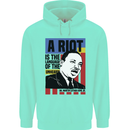 A Riot Martin Luther King Black Lives Matter Childrens Kids Hoodie Peppermint