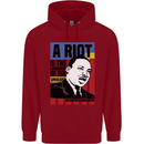 A Riot Martin Luther King Black Lives Matter Childrens Kids Hoodie Red
