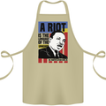 A Riot Martin Luther King Black Lives Matter Cotton Apron 100% Organic Khaki