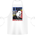 A Riot Martin Luther King Black Lives Matter Cotton Apron 100% Organic White