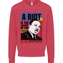 A Riot Martin Luther King Black Lives Matter Kids Sweatshirt Jumper Heliconia