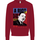 A Riot Martin Luther King Black Lives Matter Kids Sweatshirt Jumper Red