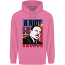 A Riot Martin Luther King Black Lives Matter Mens 80% Cotton Hoodie Azelea