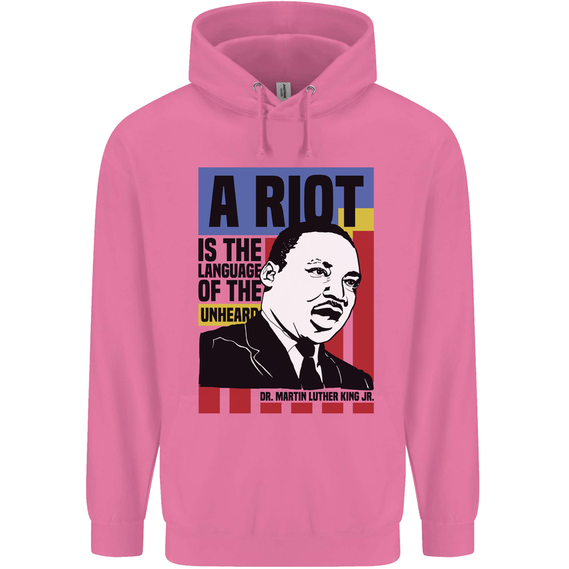 A Riot Martin Luther King Black Lives Matter Mens 80% Cotton Hoodie Azelea