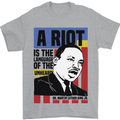 A Riot Martin Luther King Black Lives Matter Mens T-Shirt 100% Cotton Sports Grey