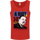 A Riot Martin Luther King Black Lives Matter Mens Vest Tank Top Red