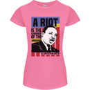 A Riot Martin Luther King Black Lives Matter Womens Petite Cut T-Shirt Azalea
