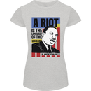 A Riot Martin Luther King Black Lives Matter Womens Petite Cut T-Shirt Sports Grey
