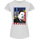 A Riot Martin Luther King Black Lives Matter Womens Petite Cut T-Shirt White