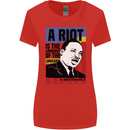 A Riot Martin Luther King Black Lives Matter Womens Wider Cut T-Shirt Red
