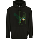 A SCI-FI American Eagle Mens 80% Cotton Hoodie Black