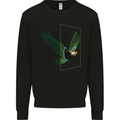 A SCI-FI American Eagle Mens Sweatshirt Jumper Black