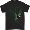 A SCI-FI American Eagle Mens T-Shirt 100% Cotton Black