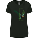 A SCI-FI American Eagle Womens Wider Cut T-Shirt Black