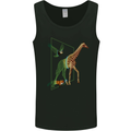 A SCI-FI Giraffe Eagle & Fox Mens Vest Tank Top Black