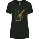 A SCI-FI Giraffe Eagle & Fox Womens Wider Cut T-Shirt Black