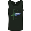 A SCI-FI Shark Mens Vest Tank Top Black