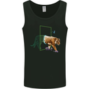 A SCI-FI Tiger Mens Vest Tank Top Black