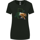 A SCI-FI Tiger Womens Wider Cut T-Shirt Black