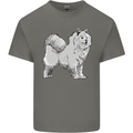 A Samoyed Dog Kids T-Shirt Childrens Charcoal