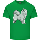 A Samoyed Dog Kids T-Shirt Childrens Irish Green