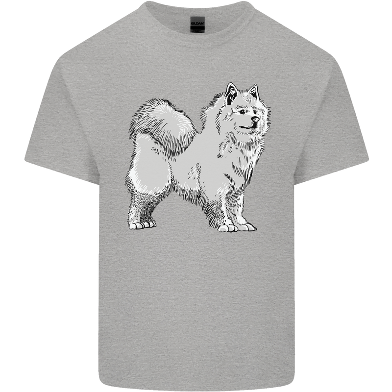 A Samoyed Dog Kids T-Shirt Childrens Sports Grey