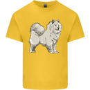 A Samoyed Dog Kids T-Shirt Childrens Yellow