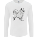 A Samoyed Dog Mens Long Sleeve T-Shirt White