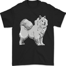 A Samoyed Dog Mens T-Shirt 100% Cotton Black