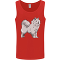 A Samoyed Dog Mens Vest Tank Top Red