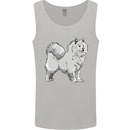 A Samoyed Dog Mens Vest Tank Top Sports Grey